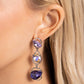 Dimensional Dance - Purple Earring