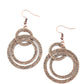 Distractingly Dizzy - Copper Earring