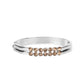 Doubled Down Dazzle - Brown Bracelet