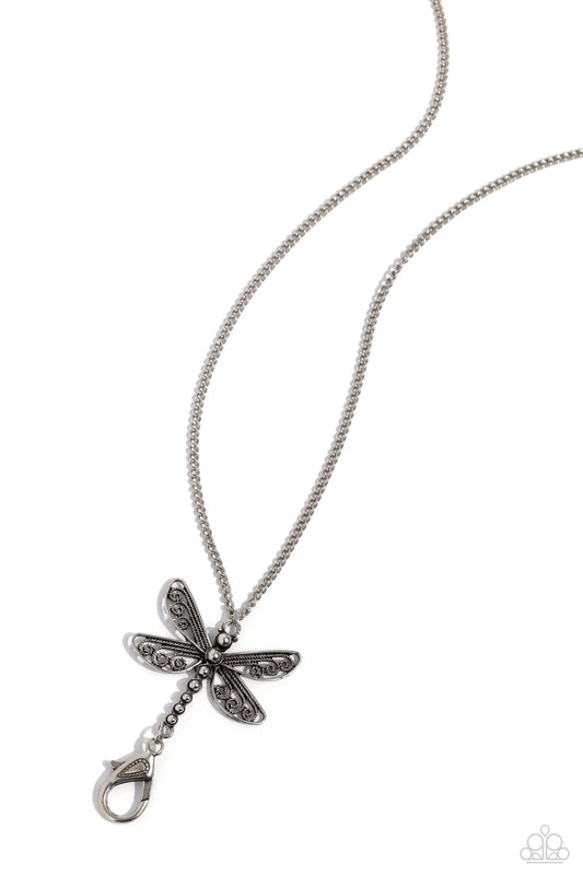 Dragonfly Dance - Silver Necklace