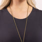 Dragonfly Daydream - Brass Necklace