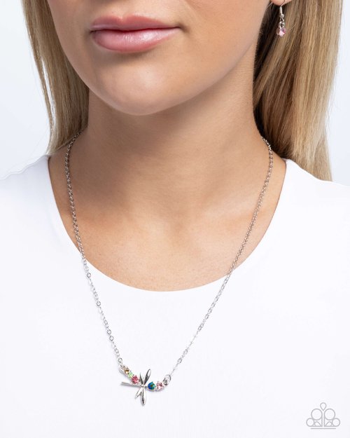 Dragonfly Deed  - Multi Necklace