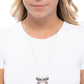 Dragonfly Defiance - Purple Necklace