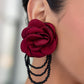 Dramatic Dame - Red Earring
