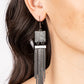 Dramatically Deco - Black Earring