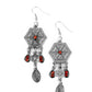 Dreamcatcher Delight - Orange Earring