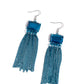Dreaming Of TASSELS - Blue Earring