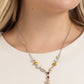 Dreamy Dowry - Brown Necklace