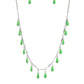 Drop-Dead Dance - Green Necklace