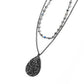Druzy Delight - Black Necklace