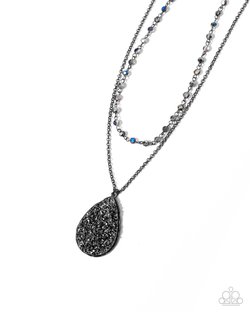 Druzy Delight - Black Necklace