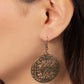 Dubai Décor - Brass Earring