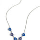 ECLECTIC Heart - Blue Necklace