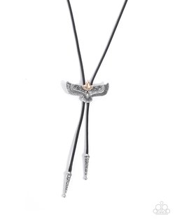 Eagle Emblem  - Black Necklace