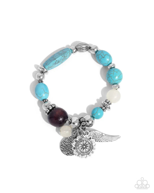 Earthy Eclecticism - Blue Bracelet