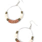 Earthy Esteem - Brown Earring