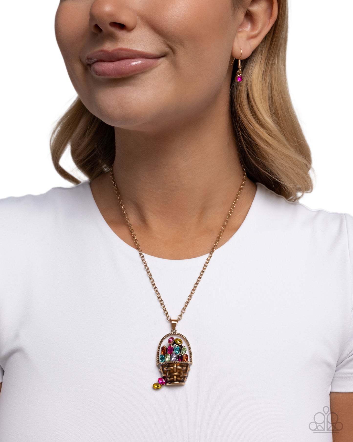 Easter Basket Brilliance - Multi Necklace