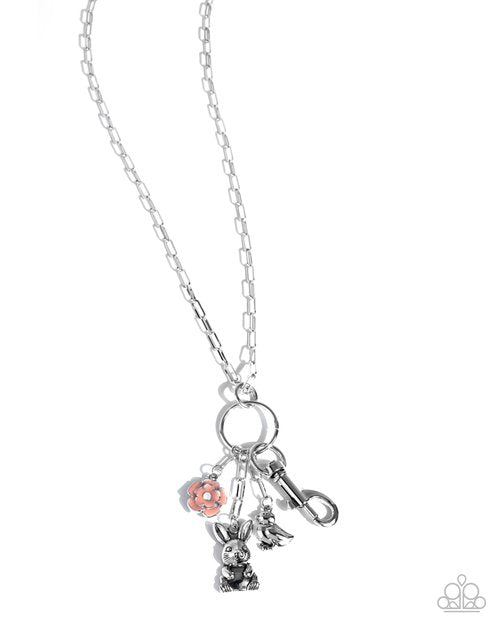 Easter Embrace  - Orange Necklace