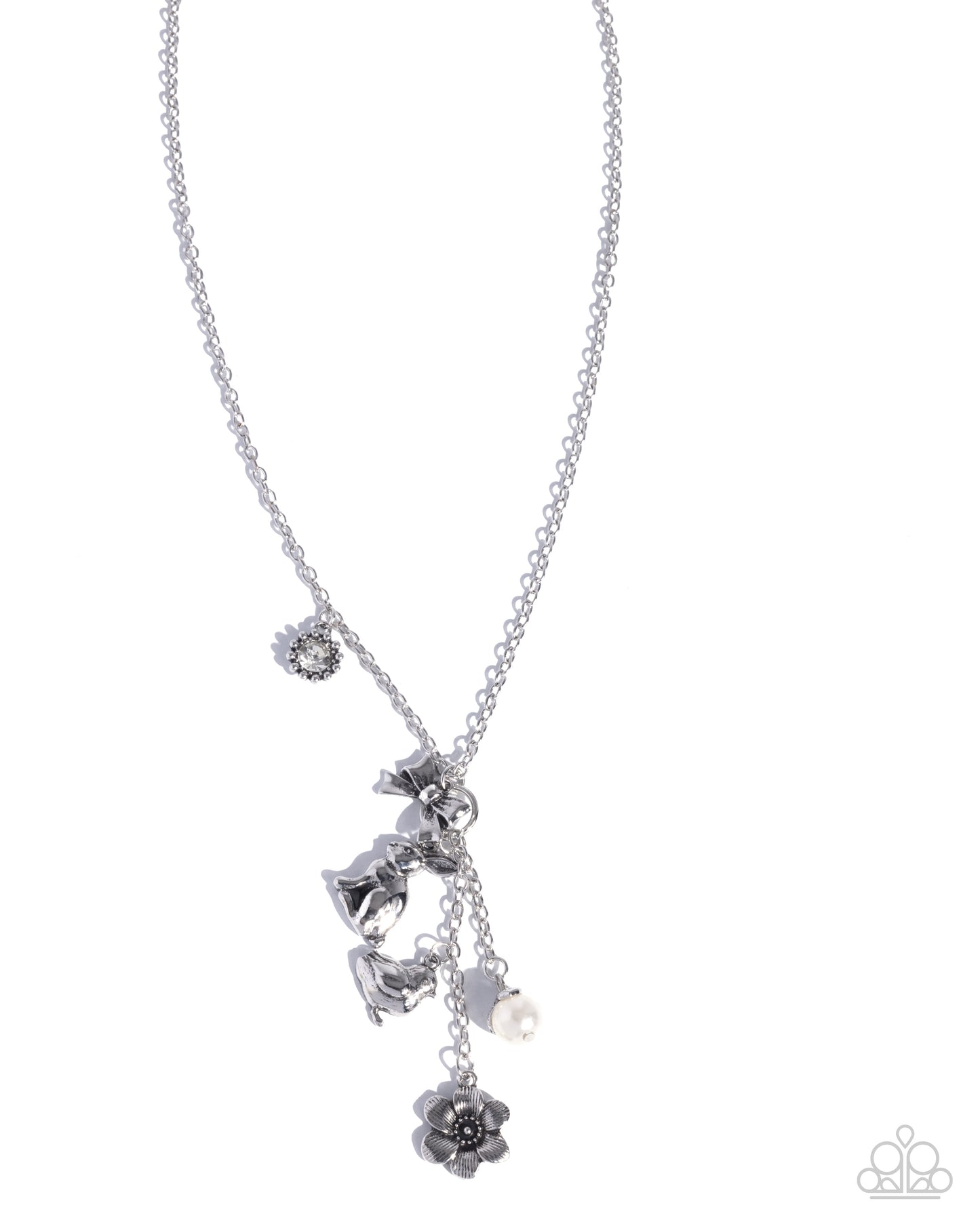 Easter Enthusiast - White Necklace