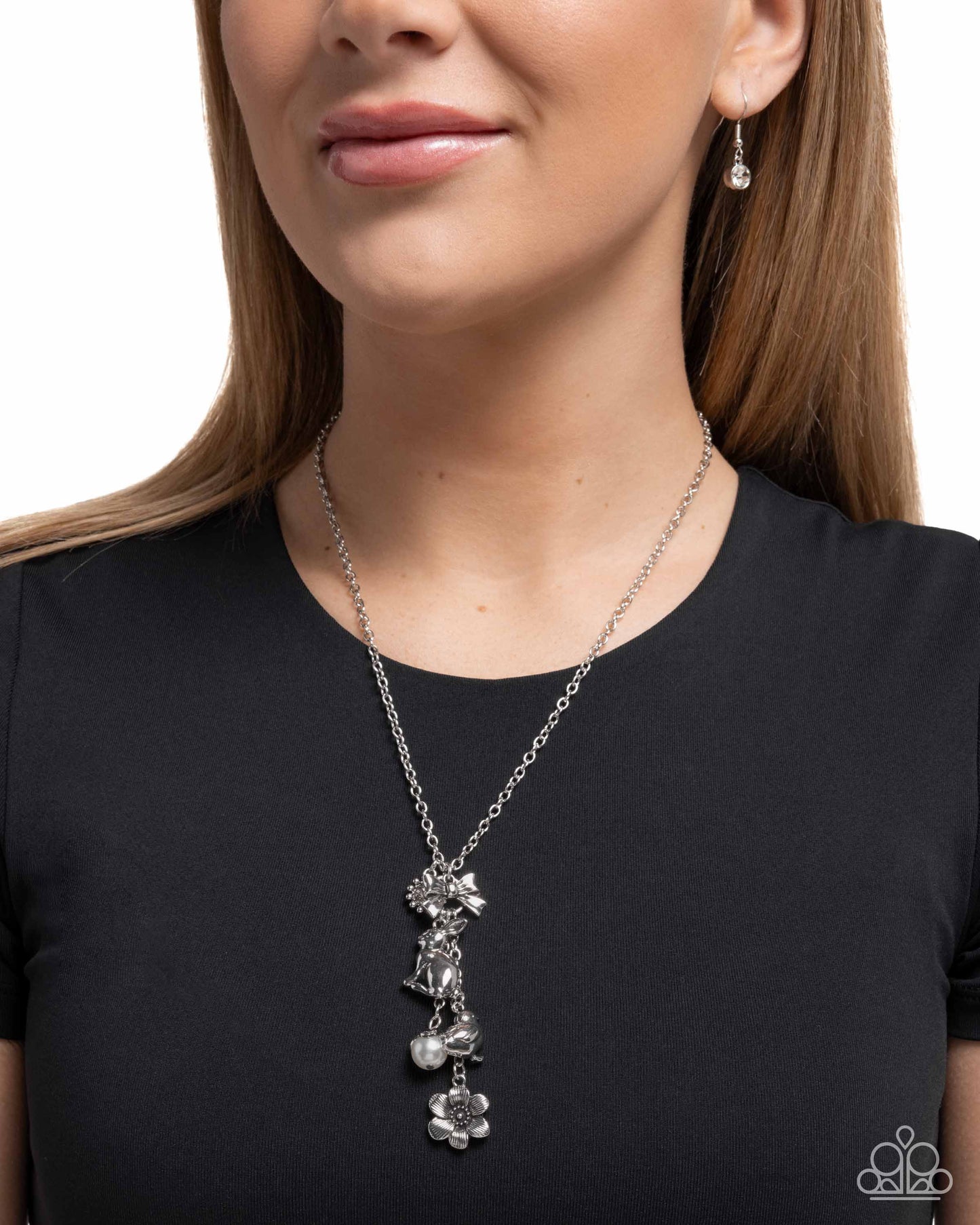 Easter Enthusiast - White Necklace