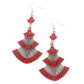 Eastern Expression - Red Earring