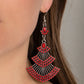 Eastern Expression - Red Earring