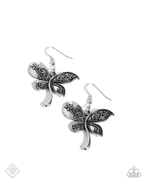 Easy Exhilaration - Silver Earring
