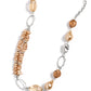 Easygoing Elegance - Brown Necklace