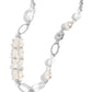 Easygoing Elegance - White Necklace