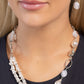 Easygoing Elegance - White Necklace