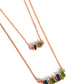 Easygoing Emeralds - Copper Necklace