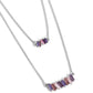 Easygoing Emeralds - Purple Necklace