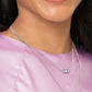 Easygoing Emeralds - Purple Necklace