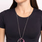 Ecliptic Elegance - Pink Necklace