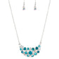 Effervescently Divine - Blue Necklace