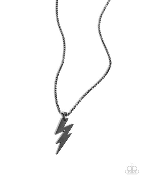Electric Encore - Black Necklace