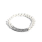 Elegance Embodied - White Bracelet