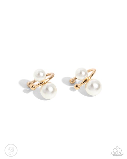 Elegant Emblem - Gold Earring