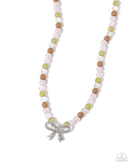Elegant Empress - Pink Necklace