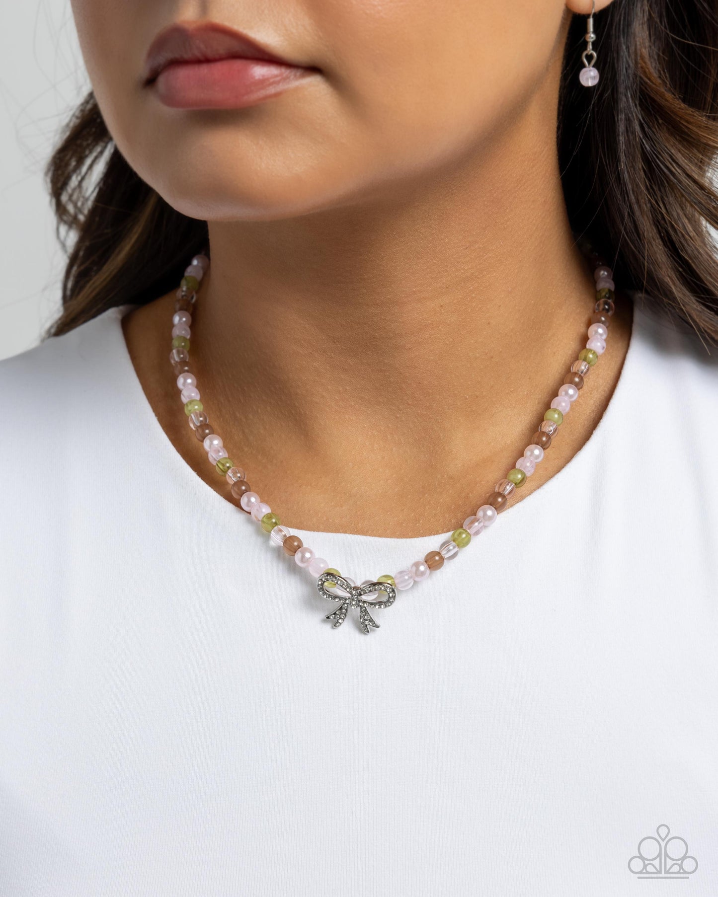 Elegant Empress - Pink Necklace