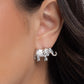 Elephant Eloquence - Silver Earring