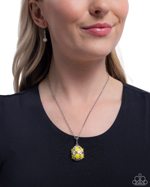 Elevated Easter - Yellow Necklace