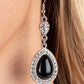 Elite Elegance - Black Earring