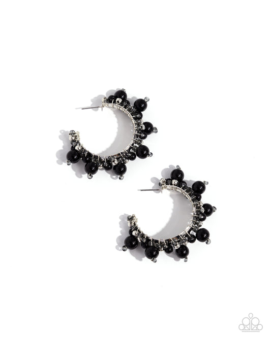Elite Expense - Black Earring