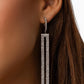 Elongated Ease - White Earring