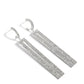 Elongated Ease - White Earring