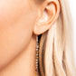 Elongated Eloquence - Brown Necklace