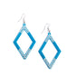 Eloquently Edgy - Blue Earring