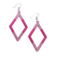 Eloquently Edgy - Pink Earring