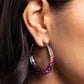 Embedded Edge - Pink Earring